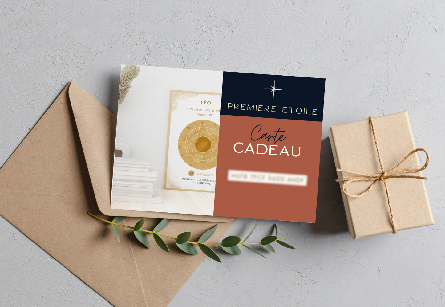 Carte Cadeau - Tableau Astrologique Première Étoile