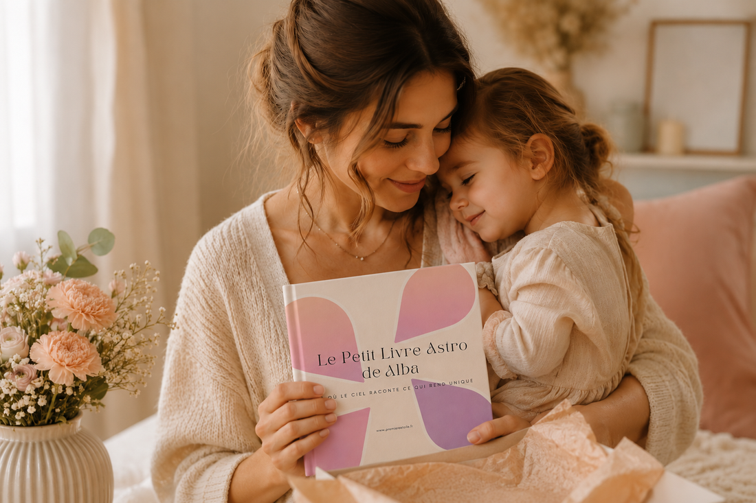 💝 Cadeau fête des mères original : offrir le ciel du jour où elle est devenue maman
