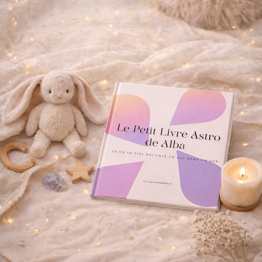 Que contient un thème astral de naissance ? (explication simple pour les parents)