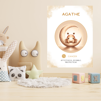 Tableau personnalisé - Bébé/enfant Cancer (22 juin-22 juillet)