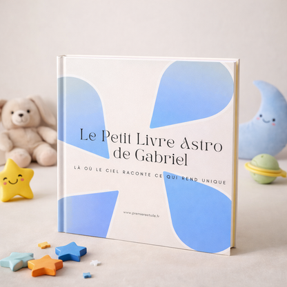 Livre de naissance personnalisé astrologique: cadeau utile et souvenir pour bébé